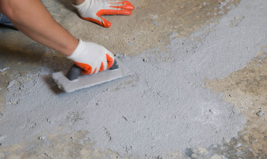как убрать бетон