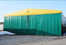 Преимущества тентов из тарпаулина