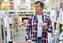 Современный строительный магазин и его продукция